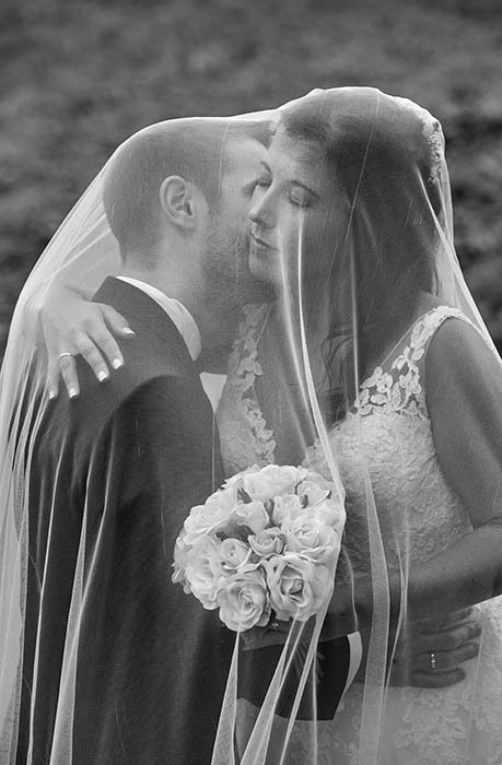 Pareja en la Sesión de Postboda